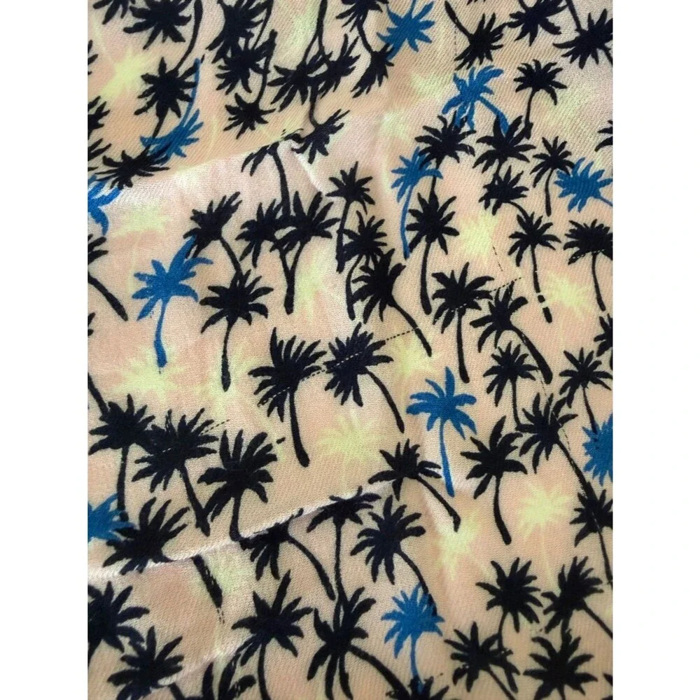 Kate Spade Palm Tree Print Scarf
